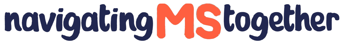 #mymsdiagnosis logo navigating MS together