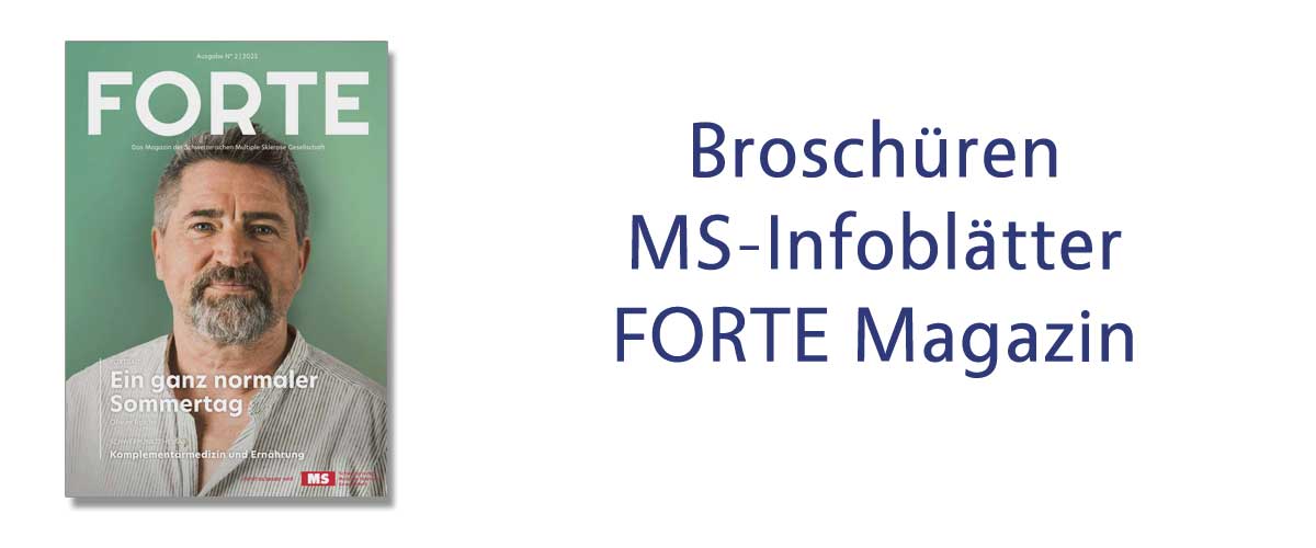 Broschüren, MS-Infoblätter und FORTE Magazin - Archiv