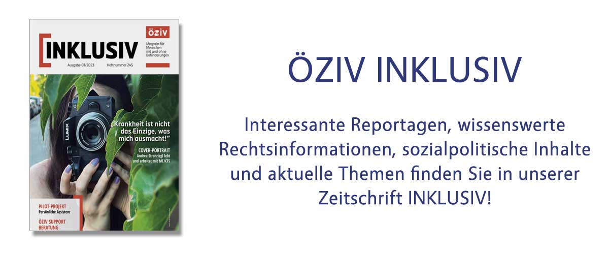 ÖZIV INKLUSIV Magazin des ÖZIV Bundesverband